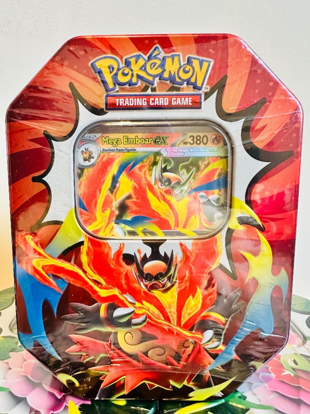 Pokémon TCG Mega Evolution Ascended Heroes Tin Mega Emboar ex English 2026